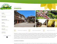 Tablet Screenshot of hotelbandipurorganichome.com